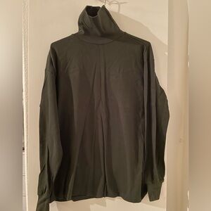 St.John’s Bay Men’s Turtleneck Sweater 100% Cotton Olive Green